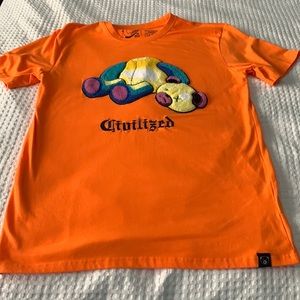 Men’s Civilized Bear Short Sleeve T-Shirt Size Large